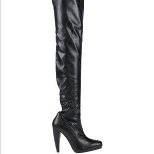 Farrutx Black Tall Boots Size 37.5